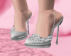 Gown White Shoes