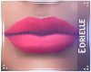E~ Allie Lips Pink Pop