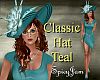 Classic Hat Teal