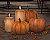 Pumpkins Decor w Candles
