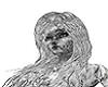 living statue hair