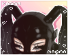 𝓶. latex hood | black