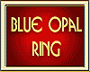 BLUE OPAL RING