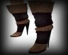 AO~Blk Leopard Open Boot