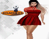 Claudia Red Short Dress