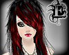 DCUK BlkRed Kylie hair