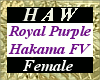 Royal Purple Hakama FV