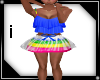 -I- Rainbow Bute Skirt