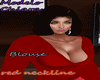 red neckline