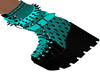 Freaky Teal Boots