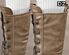 D. Chloe Beige Big Boots