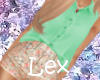 Lex~ Mint Floral Outfit