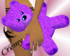 ¤C¤ Purple Teddy Bear