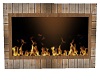 WOOD WALL FIREPLACE