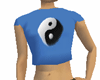 Blue Ying Yang Tee