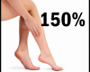 C► Legs 150%