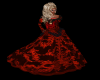 Red Gown Black Lace