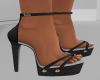 L Black Heels
