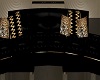 Blk Gold Couch