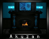 :A: Blue Hue's Fireplace