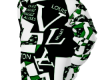 LV DENIM JACKET TWO GRN
