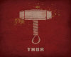 Thor Hammer Art Poster
