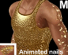 golden tank top & ivy  M