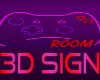 Xbox 3D Sign