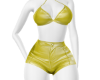 Yellow Metallic Outfit