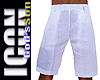 ICON  White Linen Shorts