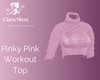 Pinky Pink Workout Top