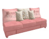Pink Christmas Sofa