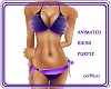 Purple ANIMATED BIKINI