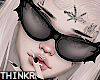 !!! Y2K Glasses Black