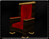 Dark wood royal throne