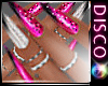 #DL=NAILS=PINK/SILVER