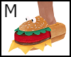 Burger Slippers - M