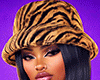 Tiger Bucket Fur Hat