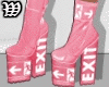 ⓦ EXIT ⓦ Pink Boots
