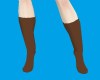 Mid-Short Brown Socks