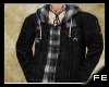 FE punk+plaid hoodie 