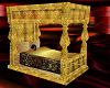 Baroque Golden Bed