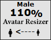 Avatar scaler 110% Male