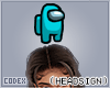 x. Amoung Us Cyan