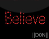 Believe Red wall Lamps