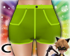 (C) Lime Shorts