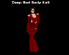 Deep Red Body Suit