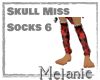 Skull Miss Socks 6