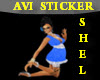 Shell Avi Sticker