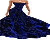 black&blue gown